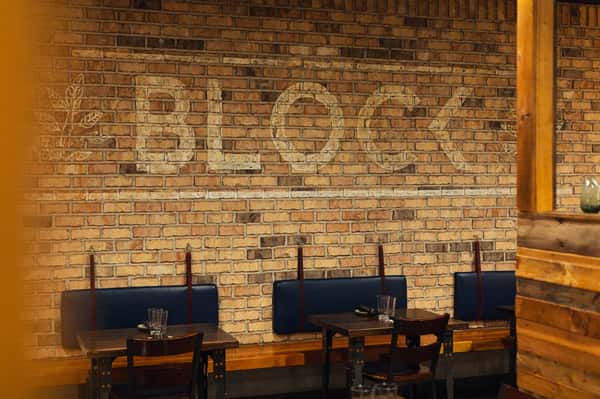 Block signage Wall