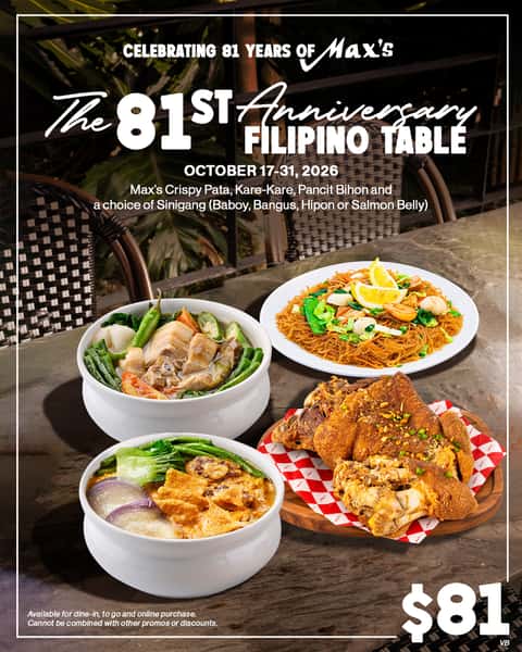 The 81st Anniversary Filipino Table VB
