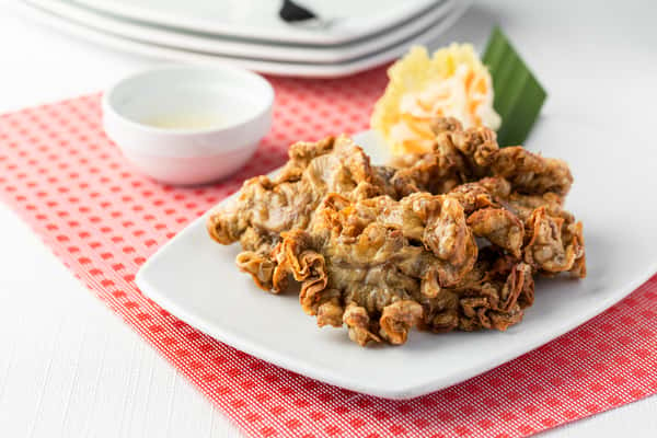 Chicharon Bulaklak (Crispy Ruffle Fat)