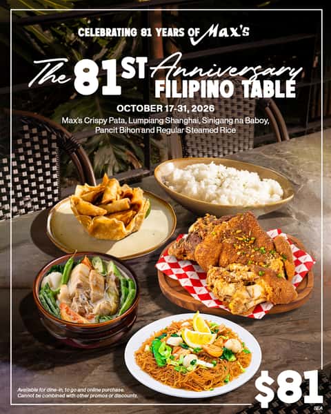 The 81st Anniversary Filipino Table Seattle