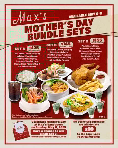 🌹 Mother's Day Bundle Sets Vancouver