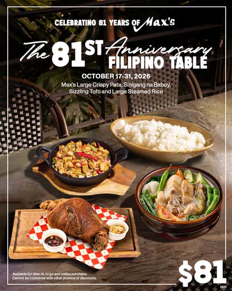 The 81st Anniversary Filipino Table Vancouver