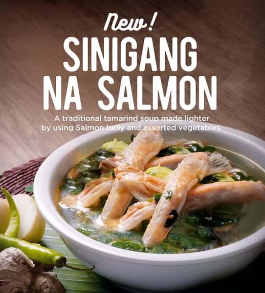 Sinigang na Salmon Belly (Salmon Belly Tamarind Soup)