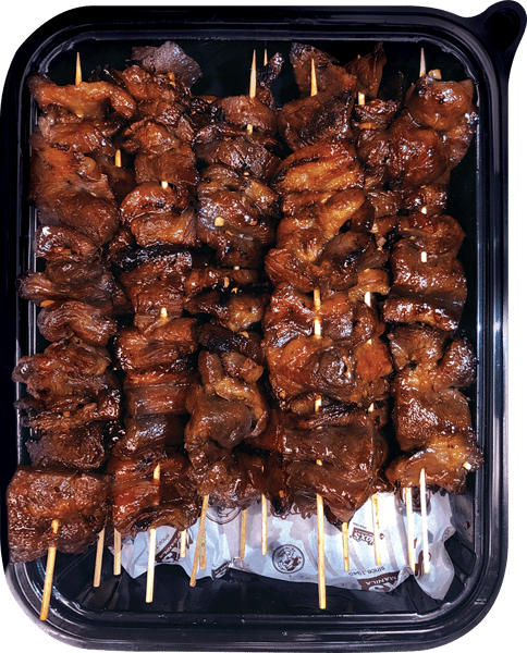 Pork BBQ Skewers Cater Tray