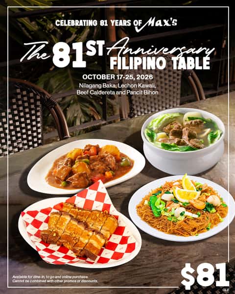 The 81st Anniversary Filipino Table Glendale