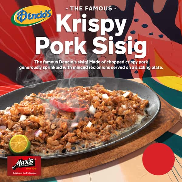 Dencio's Krispy Pork Sisig Cater Tray