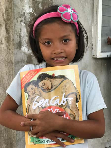 close up of child
