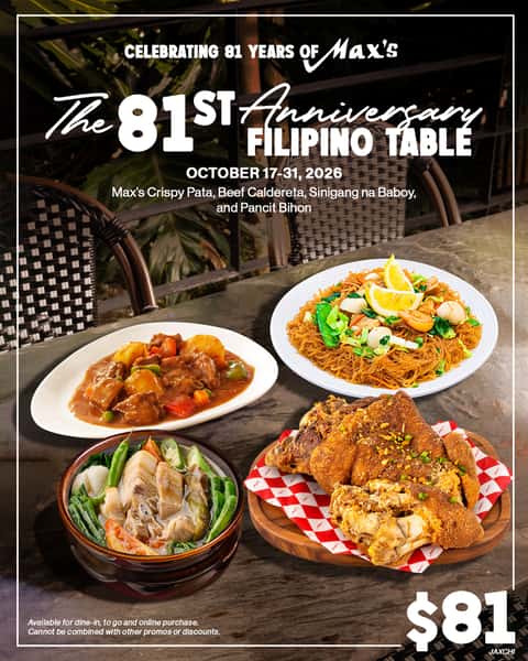 The 81st Anniversary Filipino Table Chicago