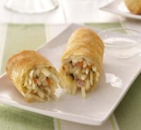 Fried Lumpiang Ubod (Fried Heart of Palm Egg Roll)