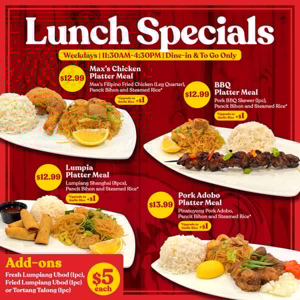 Lunch Specials