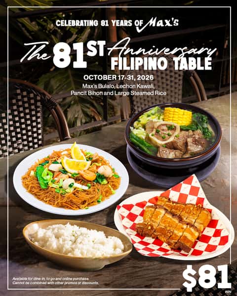 The 81st Anniversary Filipino Table Winnipeg