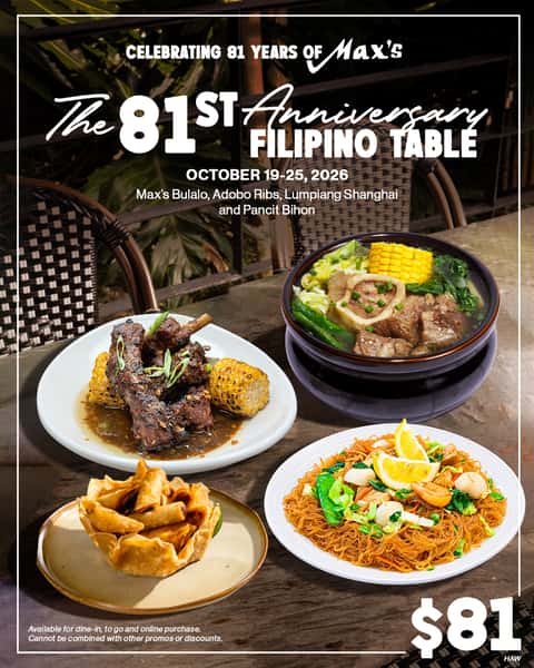 The 81st Anniversary Filipino Table Dillingham