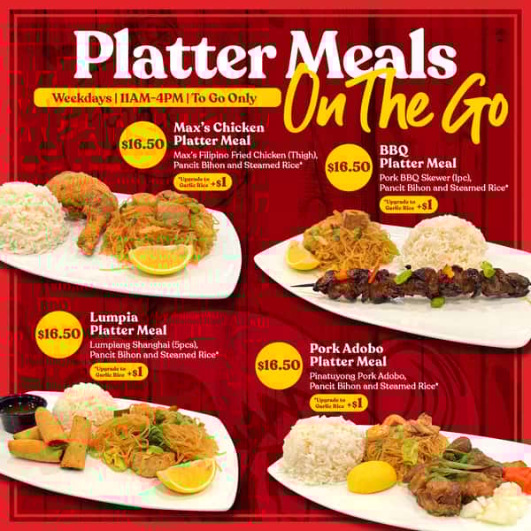 Platter Meal On The Go