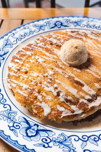 Cinnamon Roll Pancakes