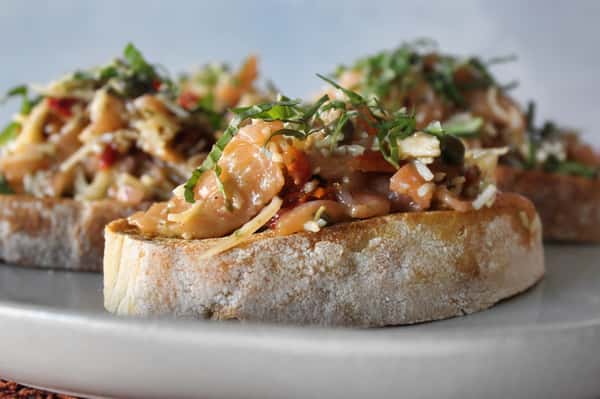 Smoked Salmon Bruschetta