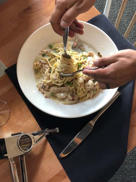 Rotisserie Chicken Carbonara