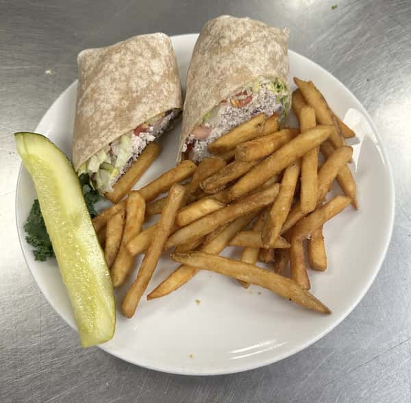 Chicken Salad BLT Wrap