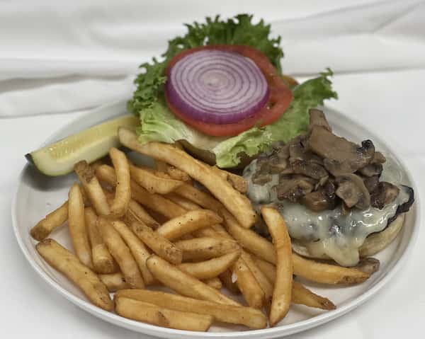 Mushroom Cheeseburger*
