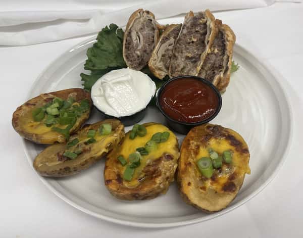 Potato Skin & Philly Cheesesteak Eggroll Combo