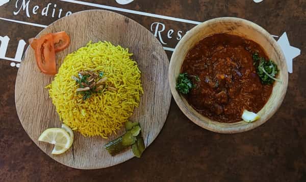 Bamia & Rice