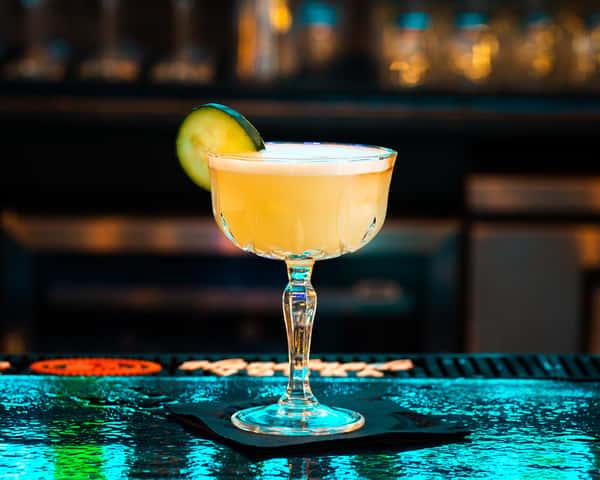 yellow cocktail