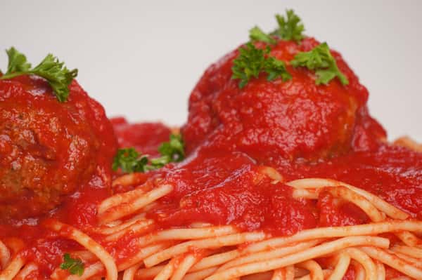 Child's Spaghetti with Meatball