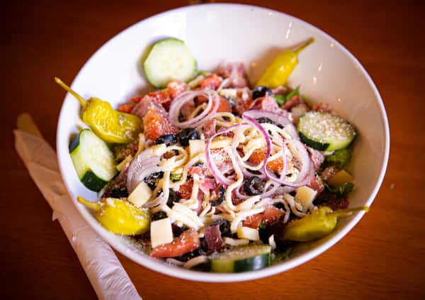 Italian Chop Salad Lunch & Dinner Menu The Brick on Trosper