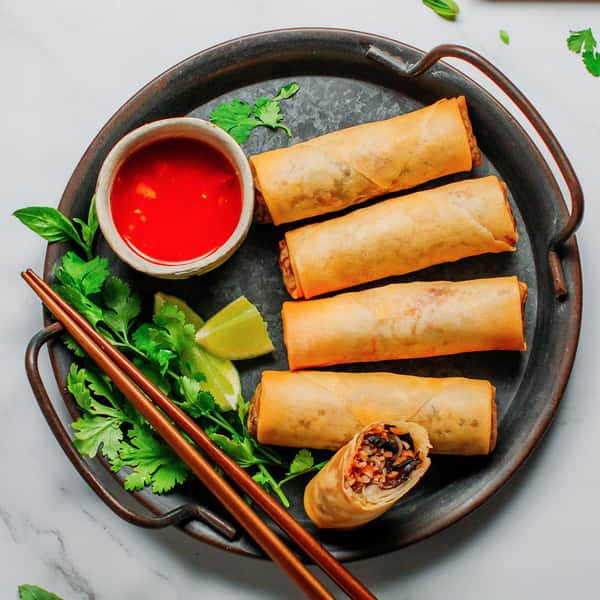Shrimp and Crab Meat Egg Roll