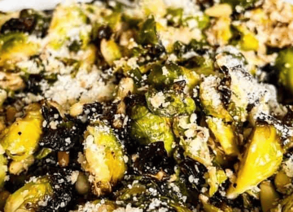 Crispy Garlic Brussels Sprout