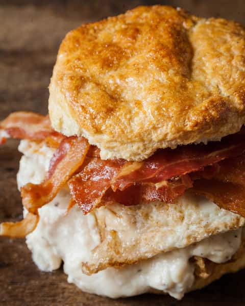 Biscuit, Bacon, Egg, Cheese