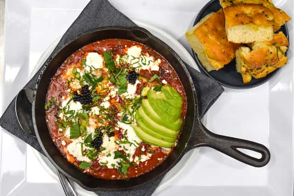 SHAKSHUKA + FOCACCIA