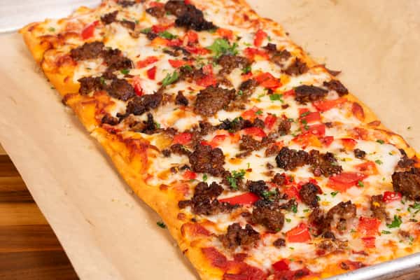 Sausage & Peppers Flatbread