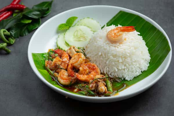 shrimp and rice