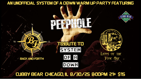 Peephole w/ Back and Forth and Lions of the Tone Age