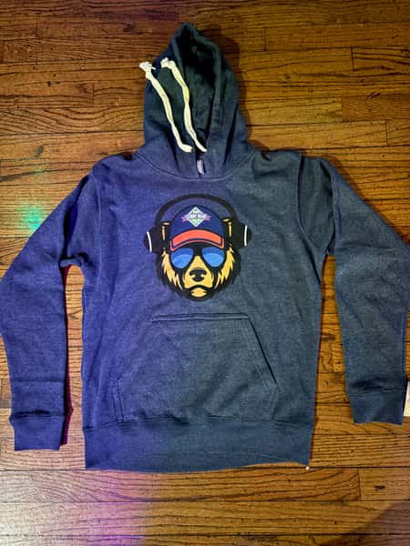 Hoodie Bear Navy Blue