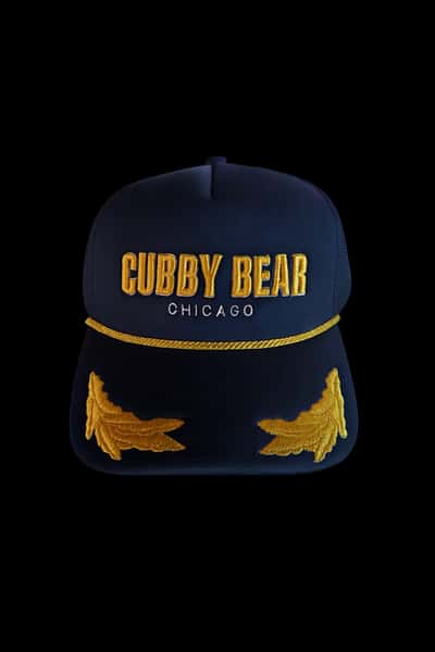 Mich Rope Hat Blue w Gold Letters