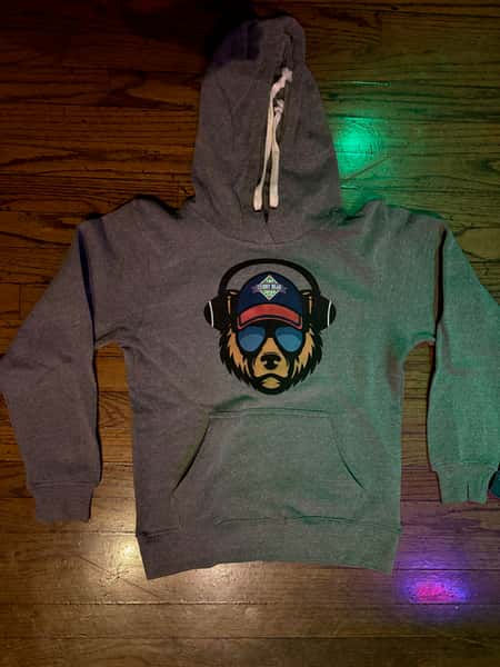 Hoodie Bear Grey