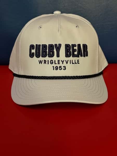 ROPE HAT BLUE W/BLUE LETTERS