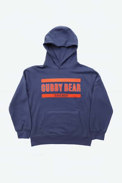 Navy w/ Orange Block Text - 2XL