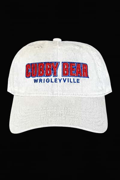 Adjustable Hat White/Red Letters