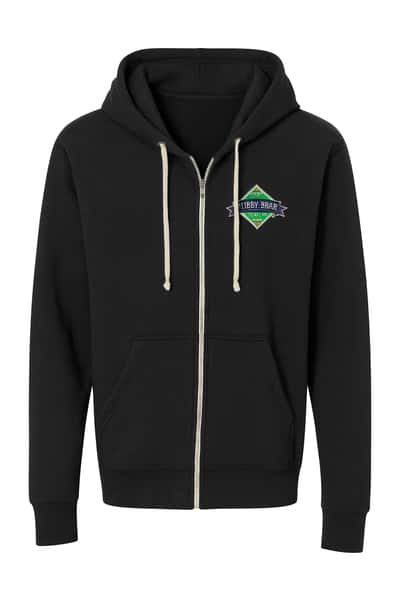 Hoodie Black Zip Up