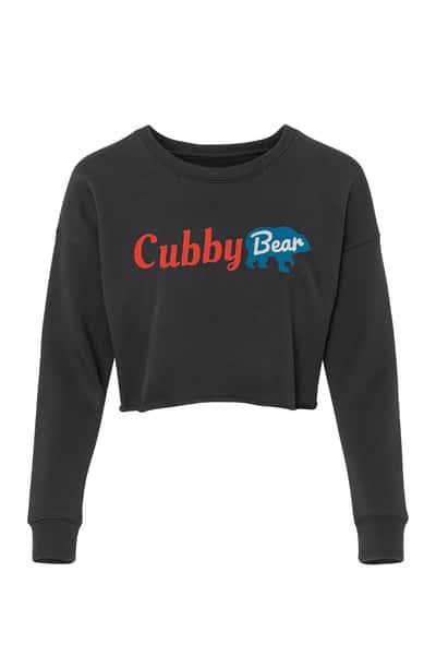 Cropped Navy Blue Sweatshirt