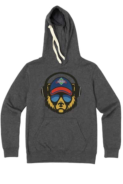 Hoodie Bear Face Navy