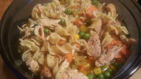 Smoked Chicken Vegetable Noodle