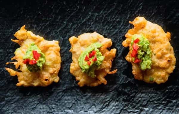 Codfish Fritters with Guacamole
