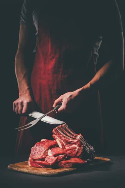 chef with knife