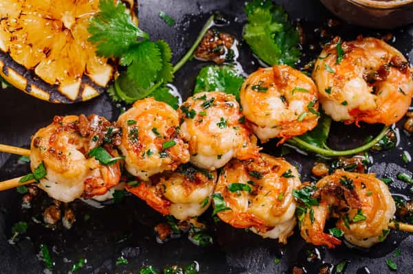 shrimp skewers
