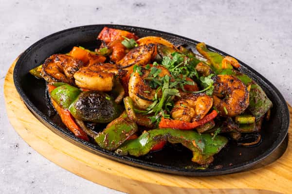Fajitas Tequila Shrimp