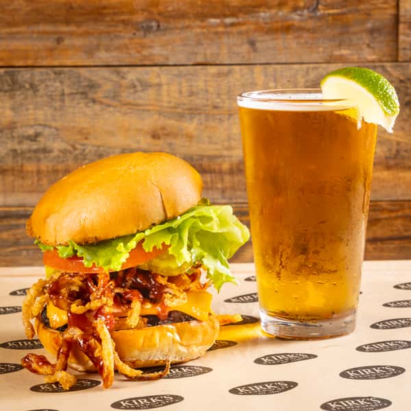 beer and burger