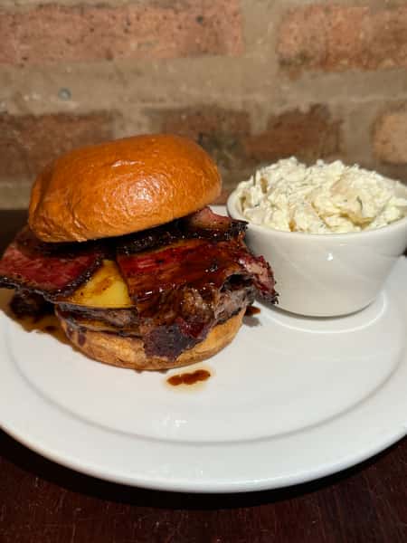 Cowboy brisket burger